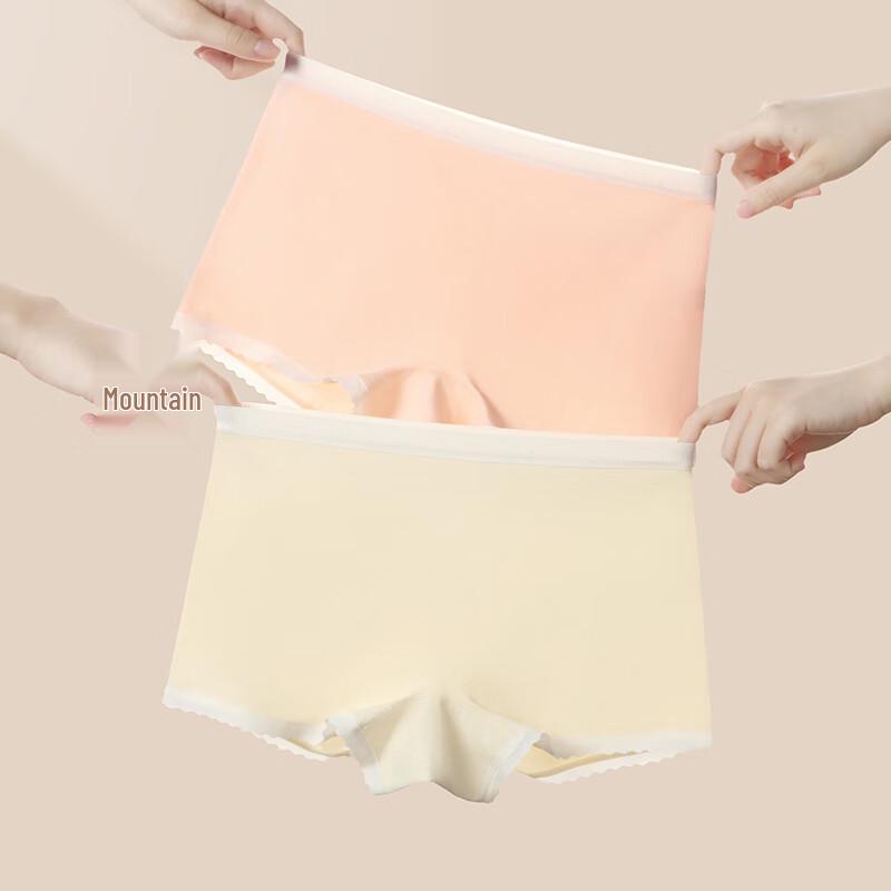 Fenteng Women's Antibacterial Cloud Cotton 2-in-1 Safety Shorts 3-Pack