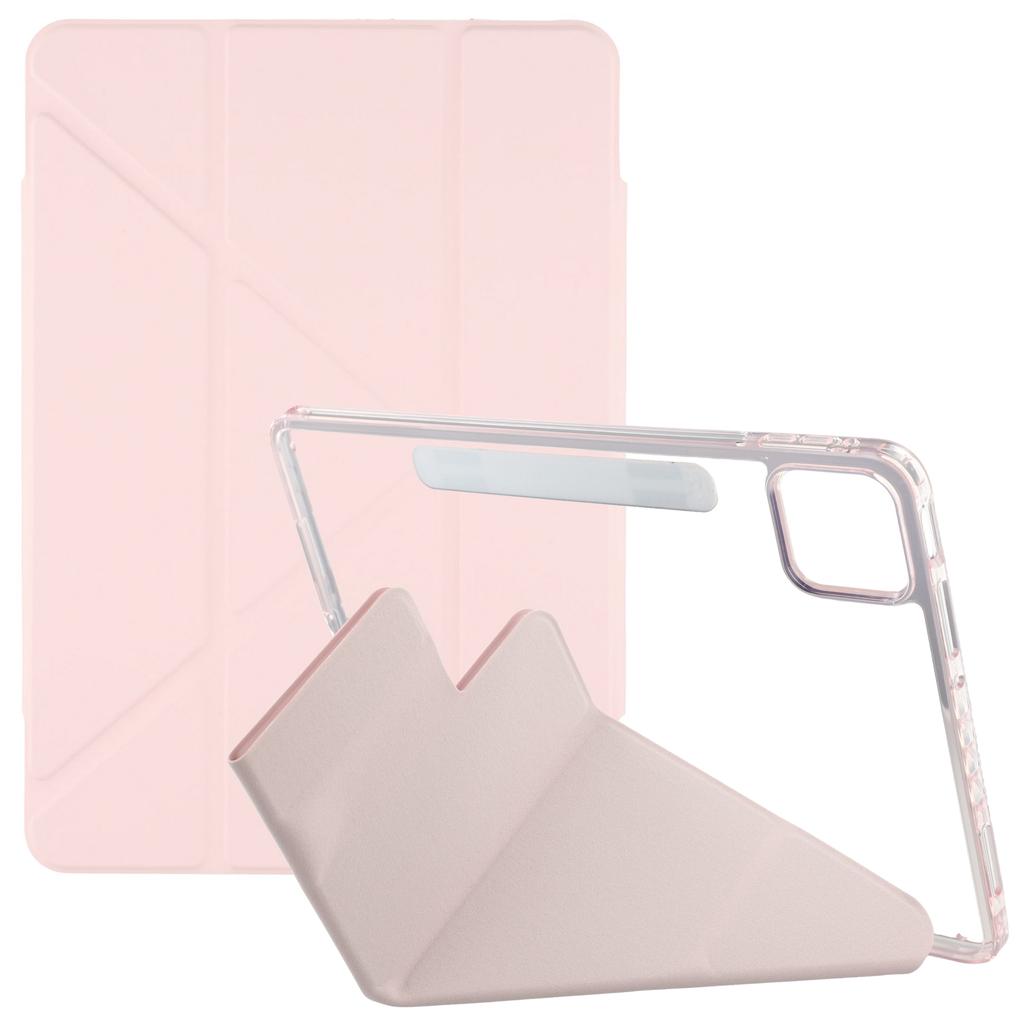 For Xiaomi Pad 7 Pro/Pad 7 Case Magnetic Dual Clasp PU TPU Acrylic Origami Stand Tablet Cover