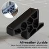 Window Balcony Door Stop with Track Lock No-Tool Installation Anti-Slam Wedge for Sliding Glass Doors Windows