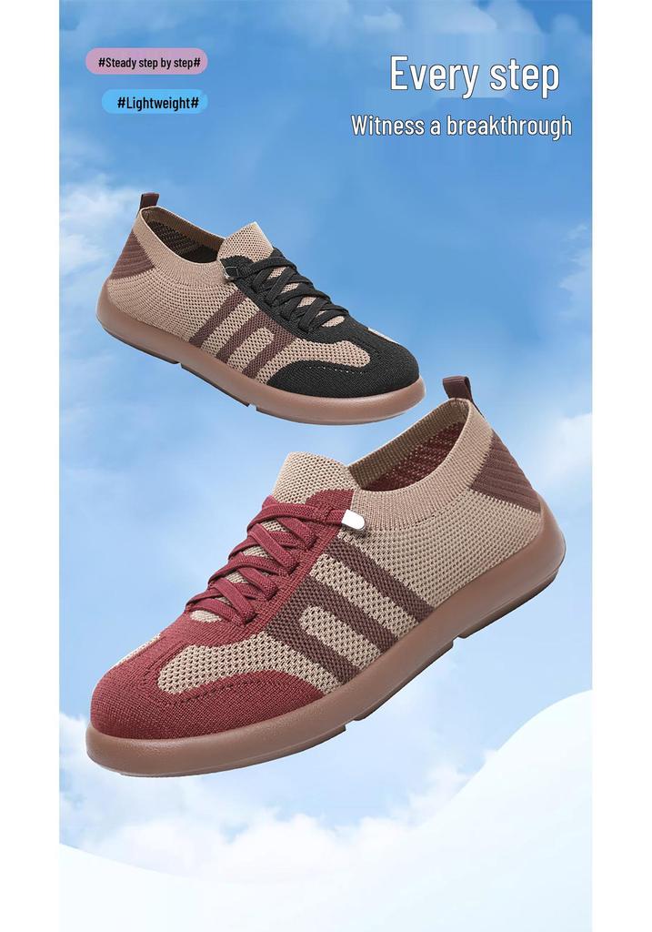 Women's Versatile Flyknit Training Shoes - Breathable, Comfortable Spring Flats