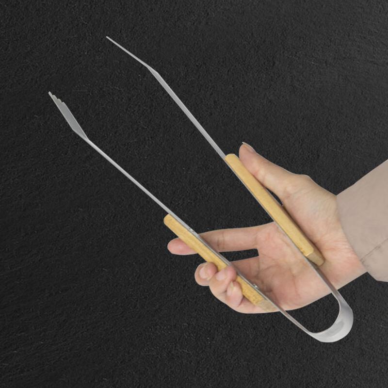 Stainless Steel BBQ Tool Set with Wood Handles