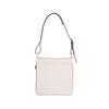 Longchamp Le Foulonné Silver Metal Zipper Closure Calfskin Hobo Bag Women Handbags White 10272HFI037