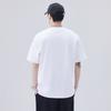 New Summer Short-sleeved Men's T-padded Heavy Print Loose Shoulder-down Round Neck T-shirt Short-sleeved