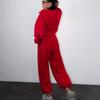 2025 Cross-border European and American Women's Clothing Amazon Hooded Long-sleeved Zipper Sports Casual Pants Commuter Fashion Suit