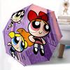 1pc Powerpuff Girls Automatic Umbrella with Folding Feature - Compact Travel Umbrella, Perfect Gift for Birthday, Christmas, 005