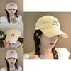 Baseball Cap With Embroidered Letters And Sun Protection For Casual Summer Wear