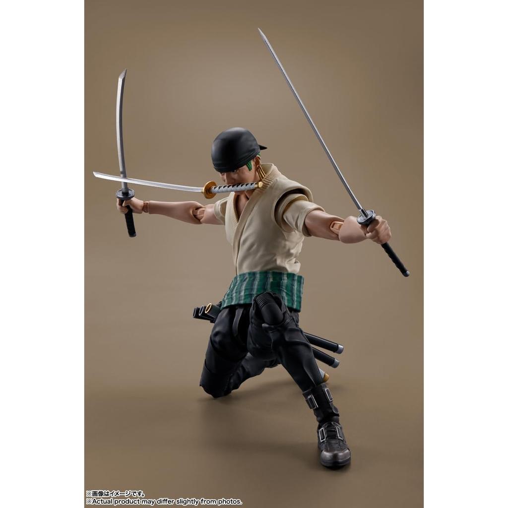 TAMASHII NATIONS S.H. Figuarts Roronoa Zoro (Netflix Series: ONE PIECE) 145mm PVC&ABS Painted Action Figure
