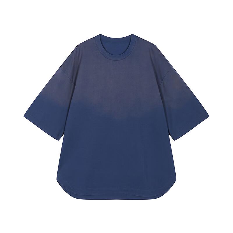 CROQUIS Men's 2026 Summer Loose Round Neck Long T-Shirt