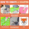10 Cute Wildlife Diamond Painting Coasters Set, DIY Animal Diamond Painting Coasters, with Stand, Diamond Art Coasters for Beginners