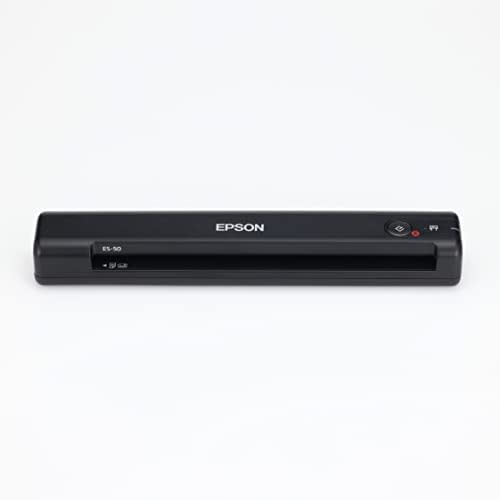 Epson Scanner ES-50 (Mobile/A4/USB Compatible/Black)