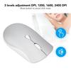 2.4G Wireless Portable Optical Mouse 3 Levels DPI Rechargeable Slim Silent Mouse with USB Receiver for Notebook PC Laptop