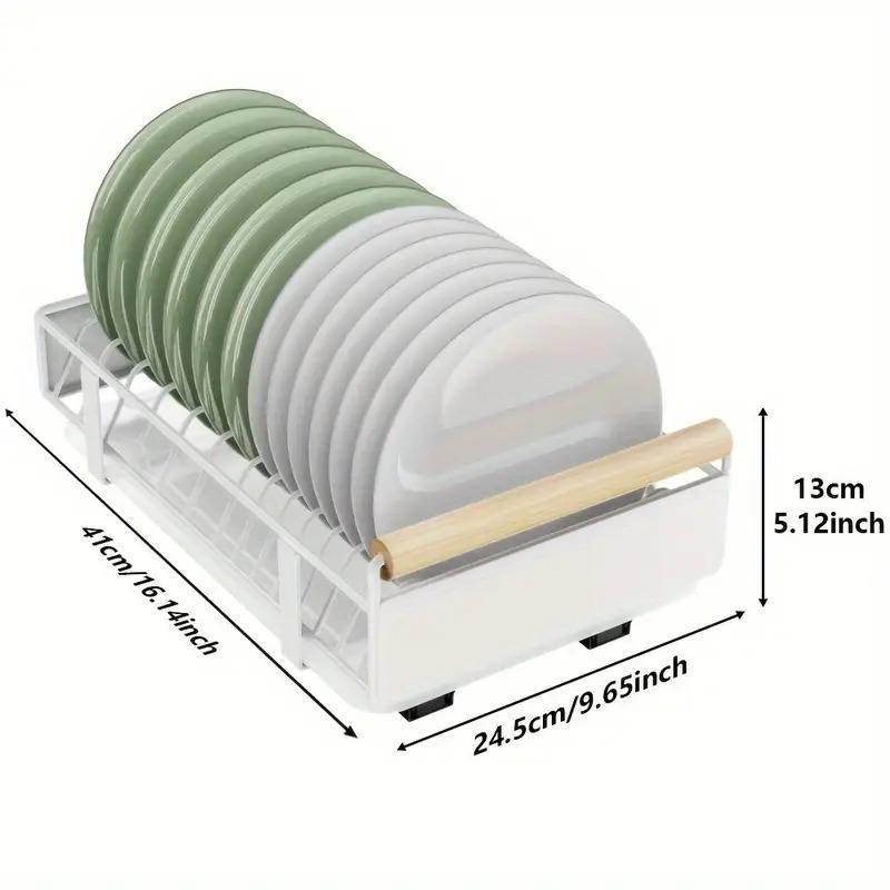 Ausziehbarer Schrank-Aufbewahrungsständer, Geschirrabtropfgestell für Küchenarbeitsplatte, Gewürzregale für Küchenschränke, Haushaltsorganisator und Aufbewahrung