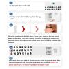 Visual Acuity Chart Refractive Ability Font Training Distance And Near Card Operation Test Size And Shape Eye Alphabet Table