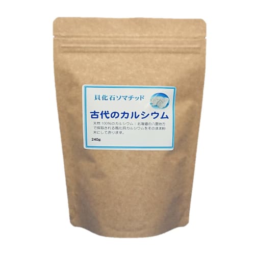 

Yakumo, Hokkaido s Ancient Calcium Weathered Shell Powder, 240g, Extra Large, 80-Day Supply (Approximately 3g Per Day), Somatid Fossil Shell Food, C
