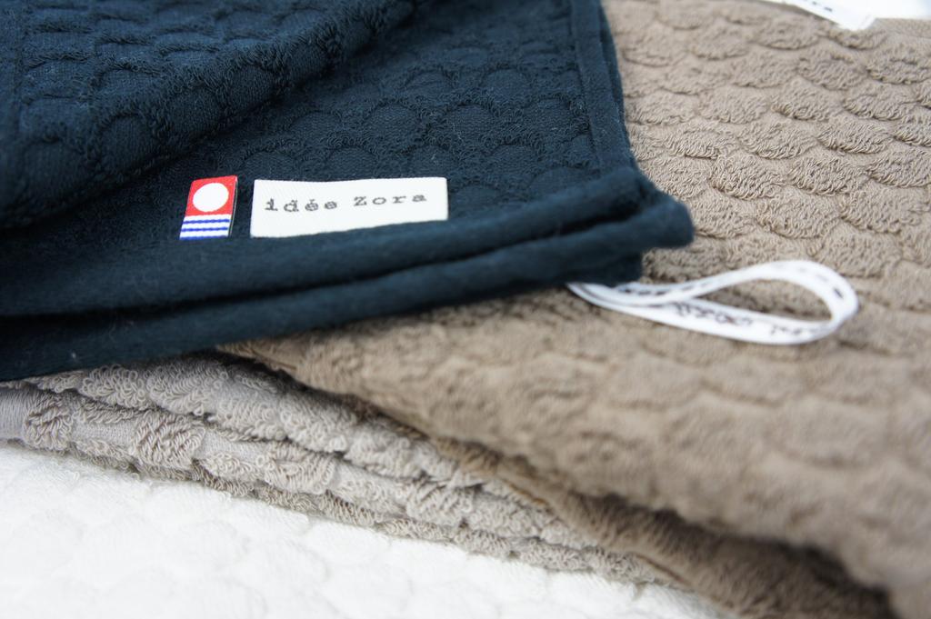 Imabari Towel Wash Towel Ideazora Dot Brown