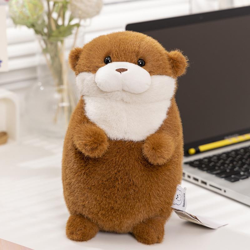 Adorable Ussou Sauce Water Otter Plush Keychain Doll Super Soft Comfort Toy Gift