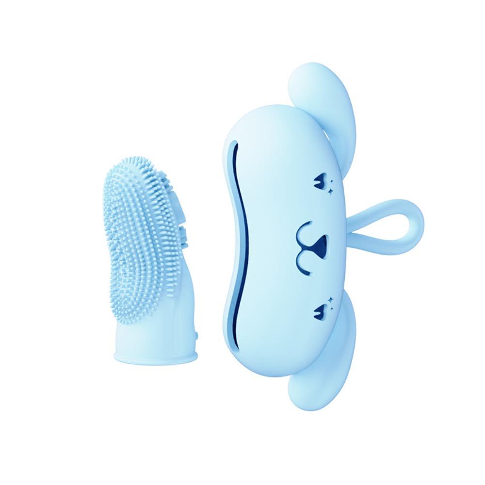 Soft Silicone Cat Toothbrush Double-sided Pet Teeth Cleaning Tool Dog Finger Toothbrush  Puppies