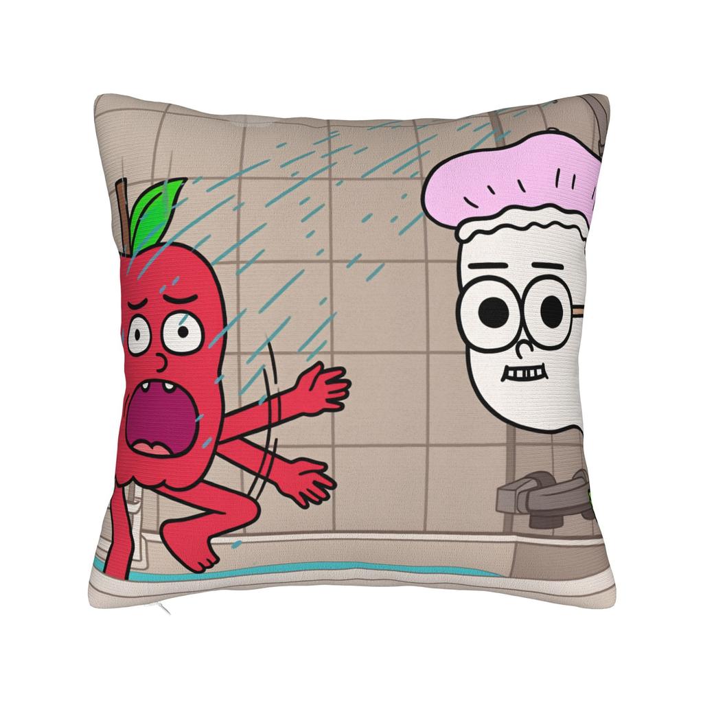 Apple and Onion Pillow Cover Comfy Cushion Cover Funny Pillow Case For Office Car Home Decor