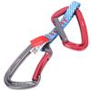 CAMNAL Outdoor Climbing Quickdraw Set Straight Gate and Bent Gate Carabiner 27CM