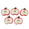 10pcs Kawaii Cartoon 3D Apple Resin Refrigerator Magnet Souvenir Fridge Magnet Cake Candy Sticker