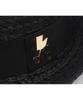 Yunibeosyeolkemiseuteuli Bu Raffia Line Black Fedora Summer Hat