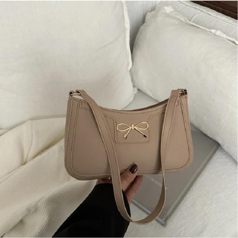 Bow Decorati Purse Commuting Ladies Shoulder Bag Pu Leather Handbag Fashiable Fashi Crossbody Bag For Office Special