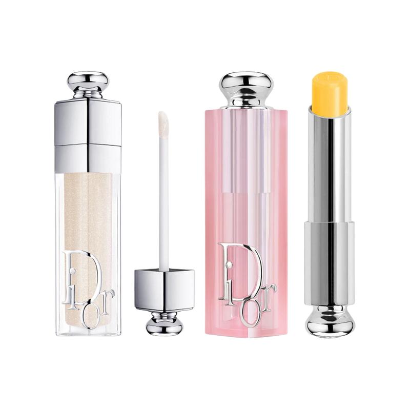 DIOR Accessory Charm Lip Balm #203+ Charm Lip Plumping Glaze #082 белый
