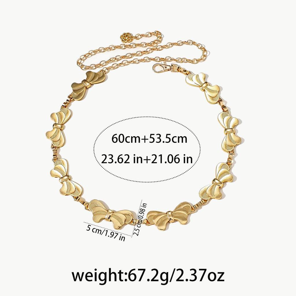 Bohemian Retro Metal Waist Chain for Women - Ethnic Style Body Jewelry