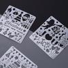 Decorative Hollowed Stencils Kit DIY Crafts Tool DIY Layering Stencils Graffiti Templates  Stamping