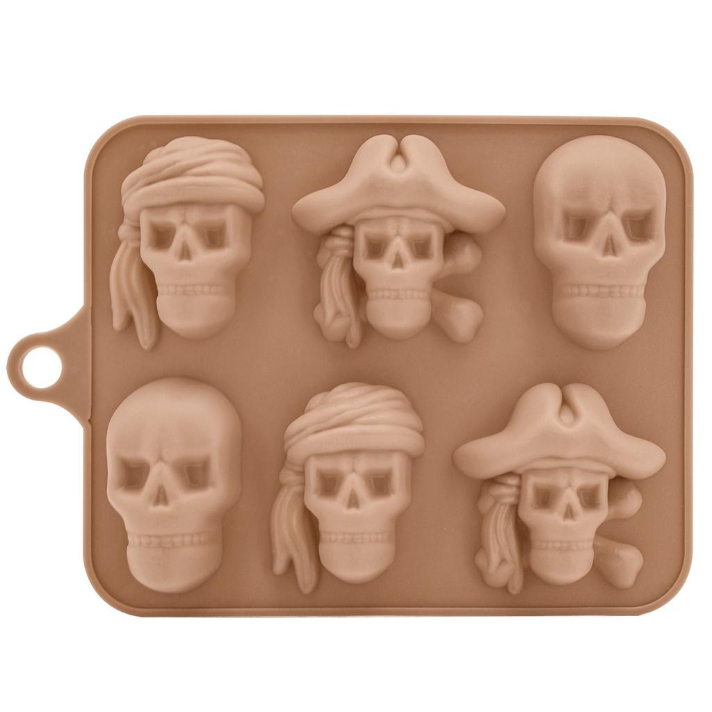 Ice Film with Camouflage Skull Ice Mold Large Ice Ice Film with Large Capacity Silicone Ice Lattice
