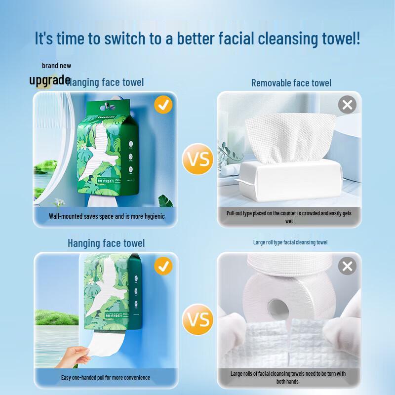 DeYou Hanging Facial Cleansing Towels