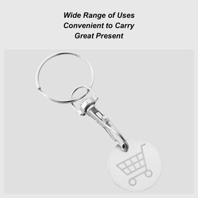 Small Trolley Coin Keyring Shopping Cart Keyring Small Backpack Charm For Adults Men Women Birthday Wedding School Wallet
