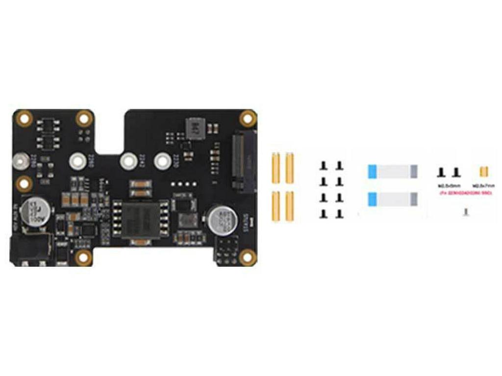 X1012 POE Ethernet Power Supply PCIe To M.2 NVMe SSD Expansion Board for Raspberry Pi 5