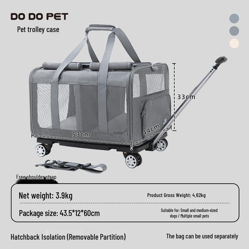 DODOPET Breathable Pet Carrier: Foldable, Portable Travel Essential for Cats & Dogs