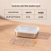 ZISIZ Thickened 304 Stainless Steel Food Container