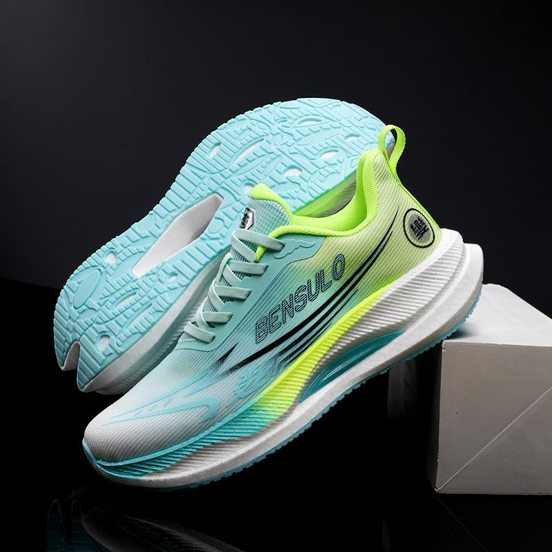 Spring carbon plate racing running shoes marathon really explosive student sports shoes friction sound running shoes shock absorption training shoes