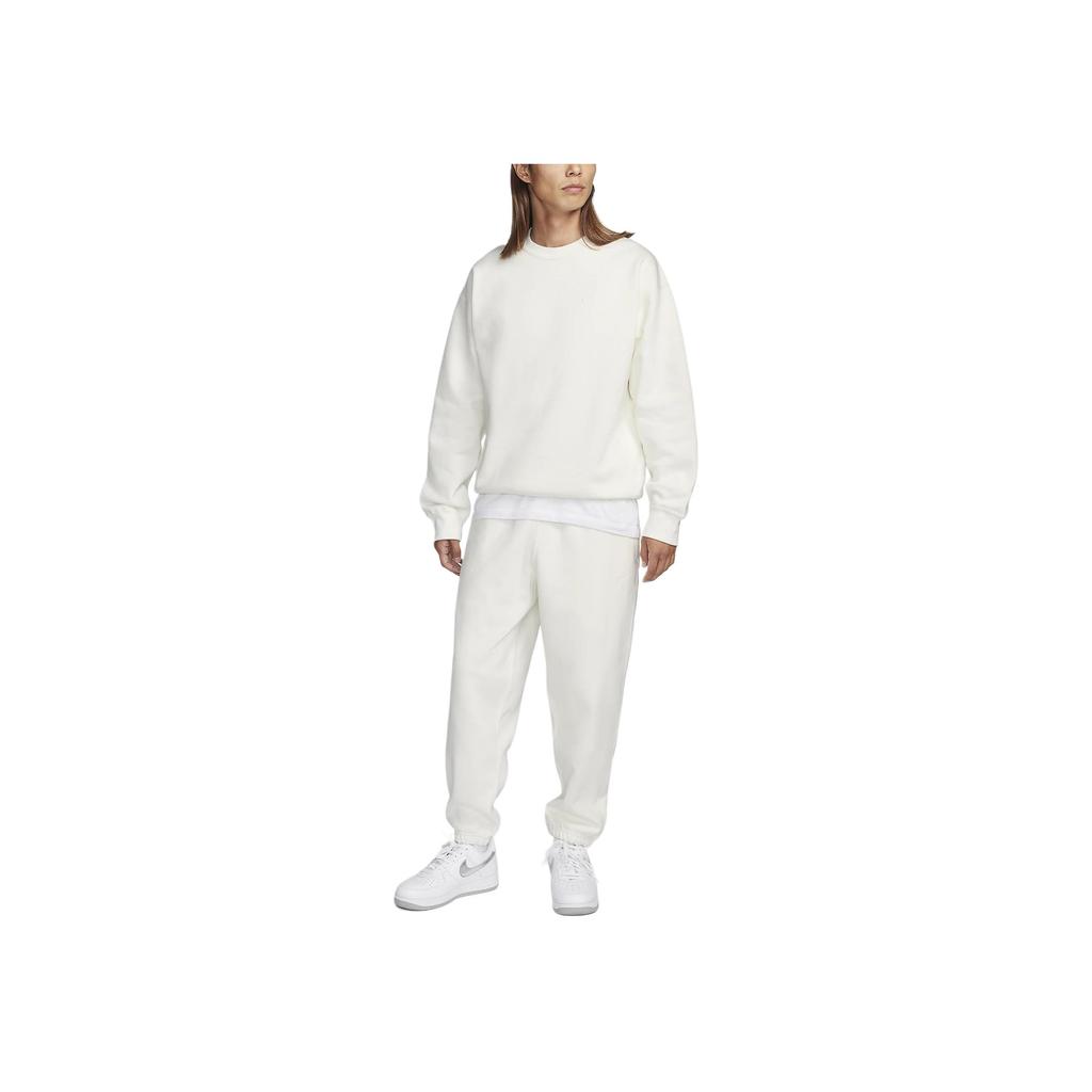 Nike Solid Color Loose Fit Crew Neck Long Sleeve Sweatshirt Men tops White DX1362-133