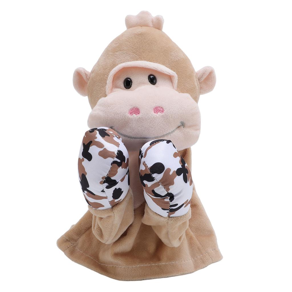 Boxing Hand Puppet Interactive Sound Cute Soft Plush Animal Punching Hand Puppet Toy