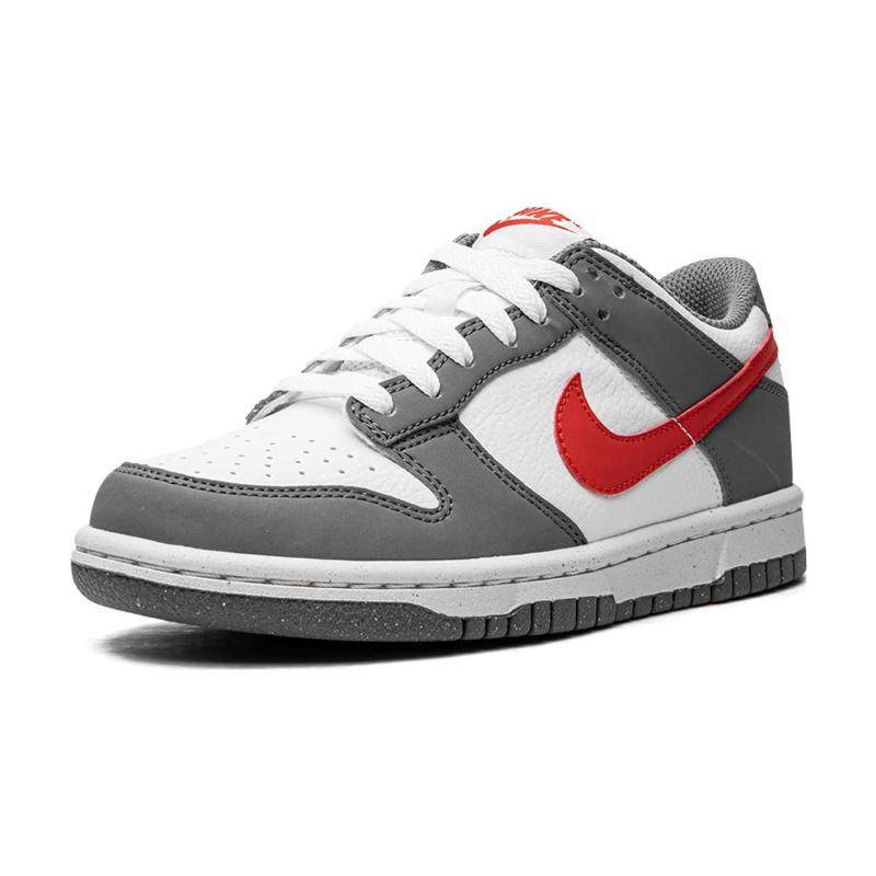 Nike Dunk Low Next Nature Smoke Grey Light Crimson GS Sneakers FB8038-001