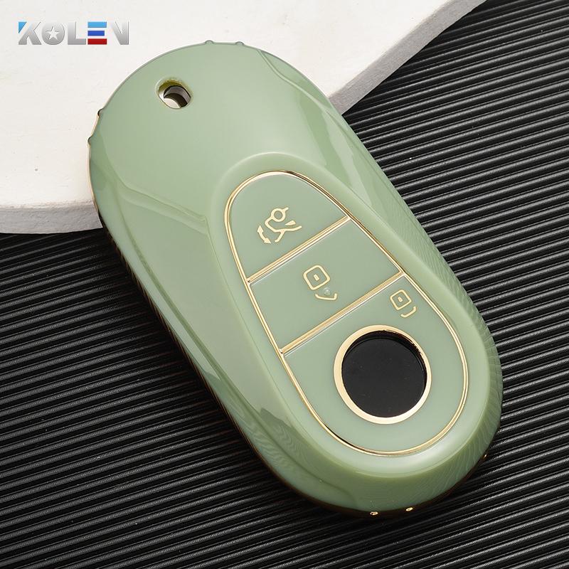 

Tpu Car Remote Key Case Cover Shell For Mercedes Benz C E Class W223 W206 C260 C300 S450 S500 S400 Protector Keyless Accessories