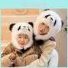 Adorable Panda Plush Hat For Parents And Kids With Winter Warmth And Ear Protection