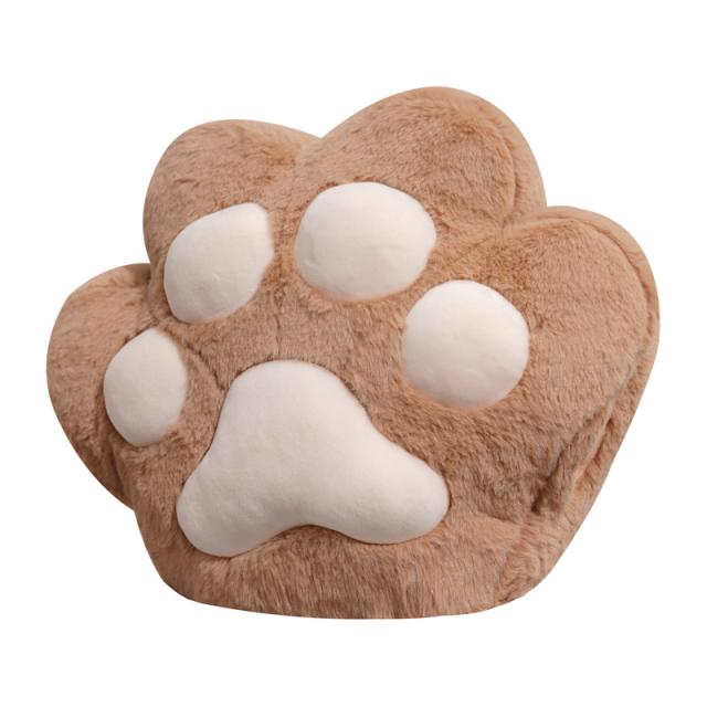 Kawaii Tier Bärenpfote Kissen Niedliche Stoffkatzenpfote Handwärmer Plüschdecke Heimstuhl Dekoration Kindergeschenk