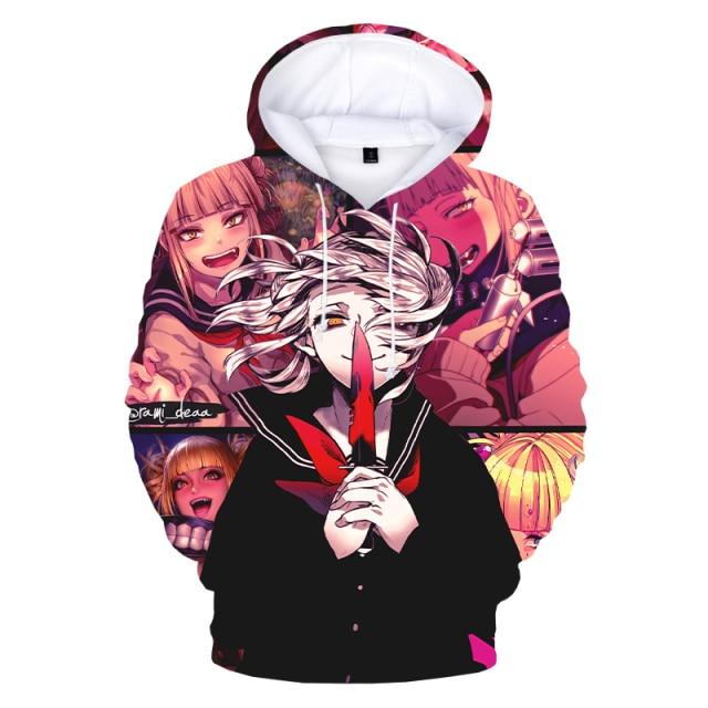 Sudadera Con Capucha My Hero Academia Himiko Toga Moda Traje | Mercado