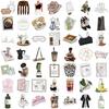 50PCS Clean Girl Stickers Korean-style Instagram Graffiti Mobile Phone Notebook Computer Luggage Decoration Waterproof Stickers