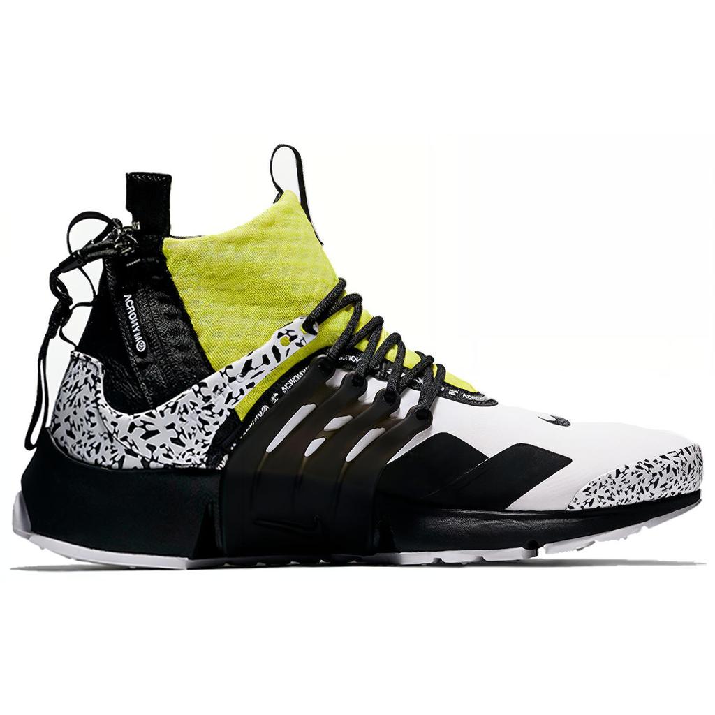 New Nike Air Presto Mid Acronym Dynamic Yellow AH7832-100