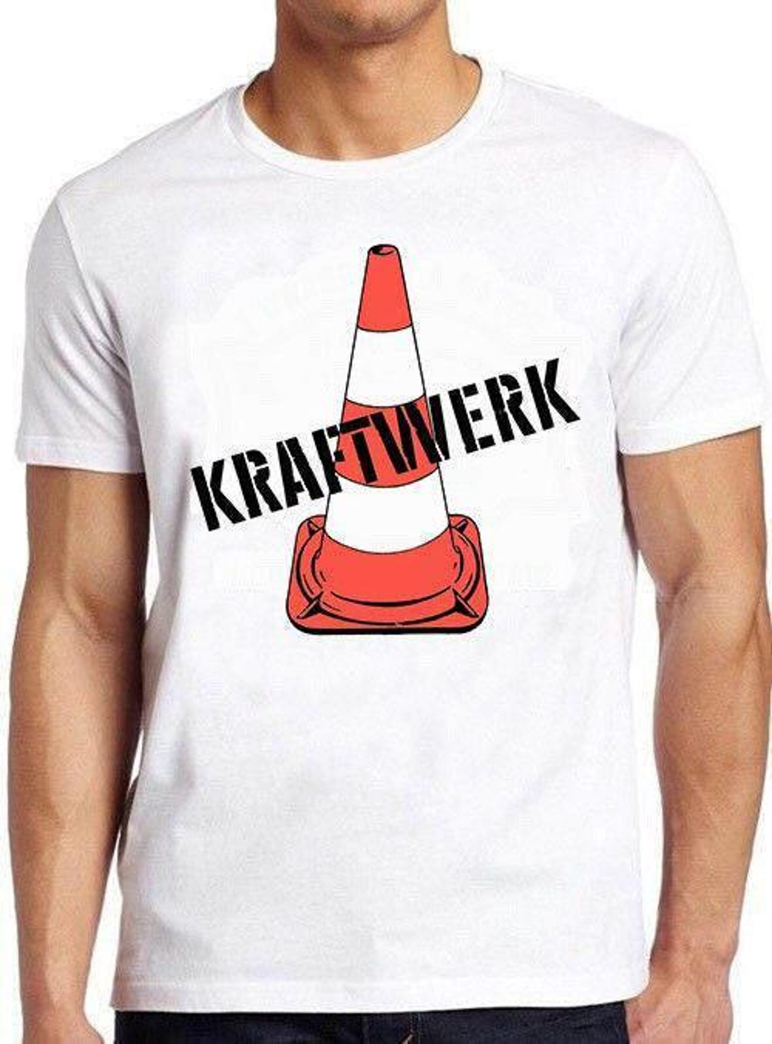 Kraftwerk Kraftwerk T Shirt B3231 Synth Pop Retro Top Tee 2XL