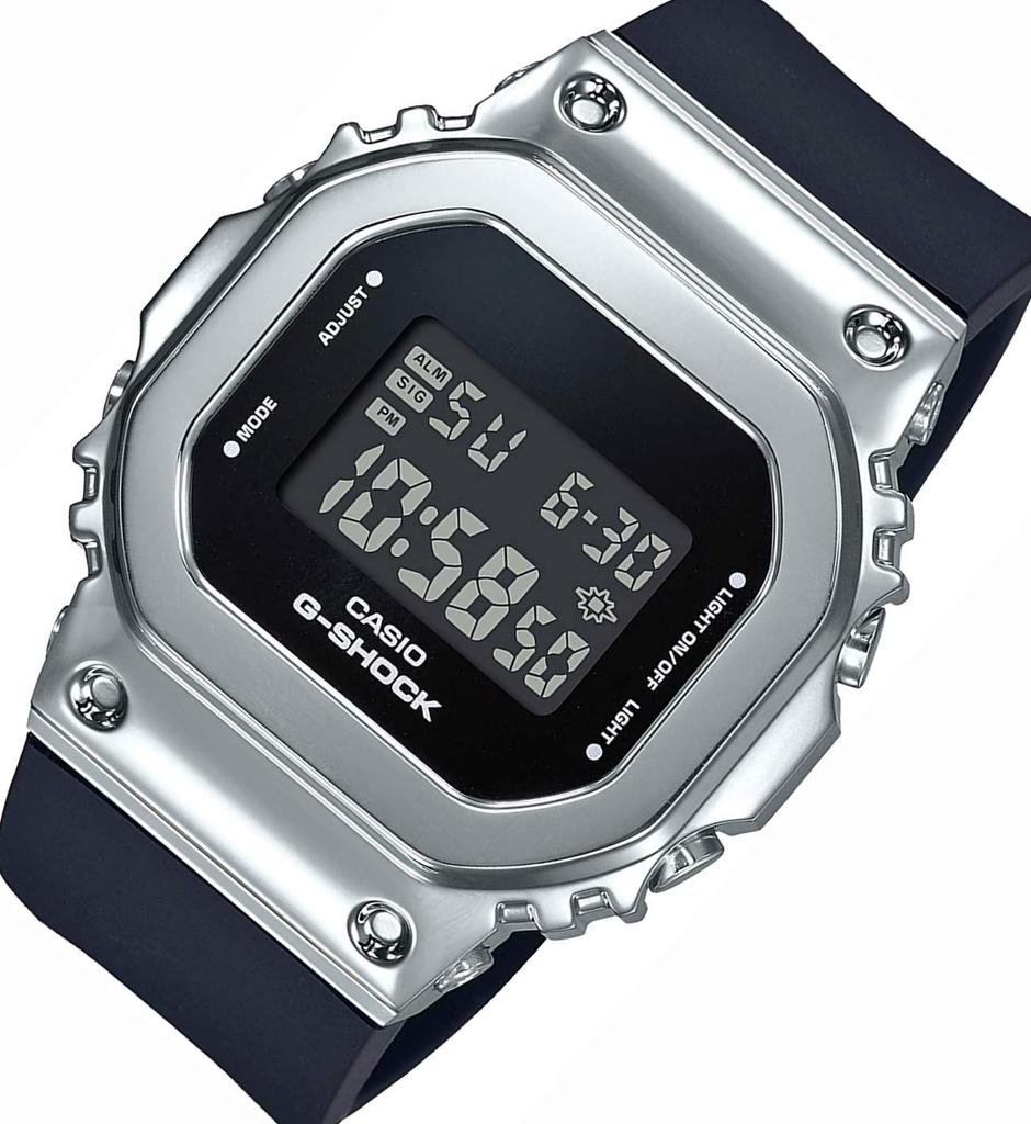 Casio Digital Metal Outdoor G-Shock Men's Watch, Sports, Black/Silver, GM-S5600-1 [Used]