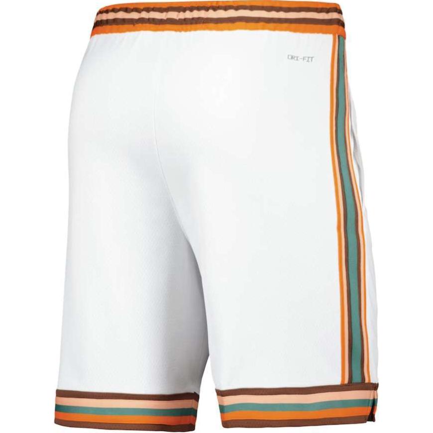 Nike San Antonio Spurs 2023/24 City Edition Swingman Comfortable Shorts Unisex Shorts White DX8719-100