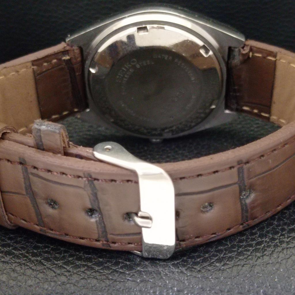 SEIKO AUTOMATIC 6309A VINTAGE JAPAN MENS BROWN COLOR DIAL WATCH a701649-5