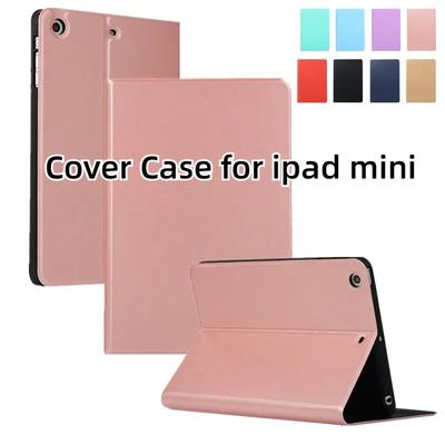 Soft Back Cover Case for Ipad Mini 1 2 3 Case PU Leather Stand Covers For Ipad Mini 4 5 7.9" Case Funda Protective Shell